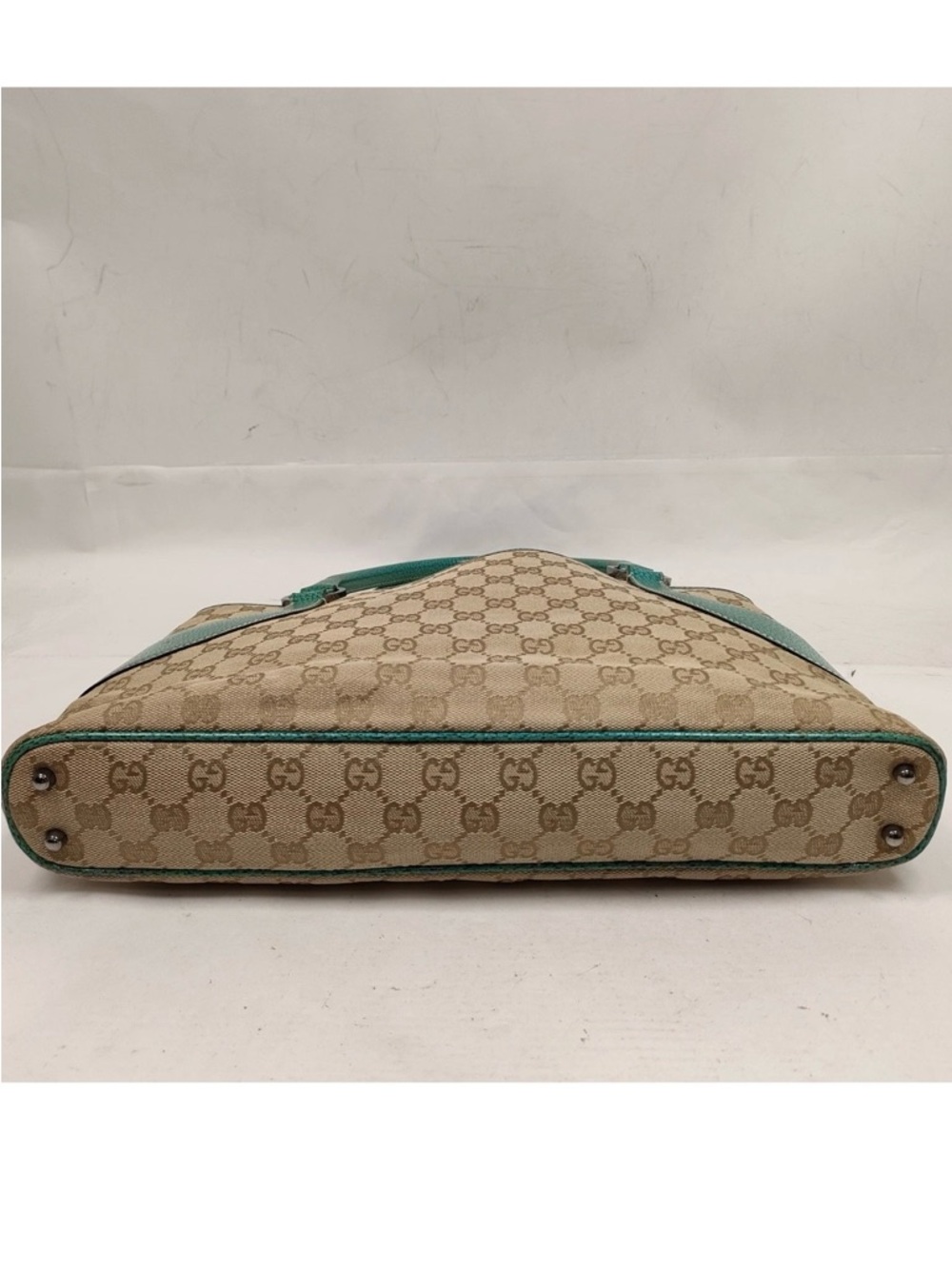GUCCI TURQUOISE TOTE DESIGNED BY TOM FORD - Picture 14 of 16